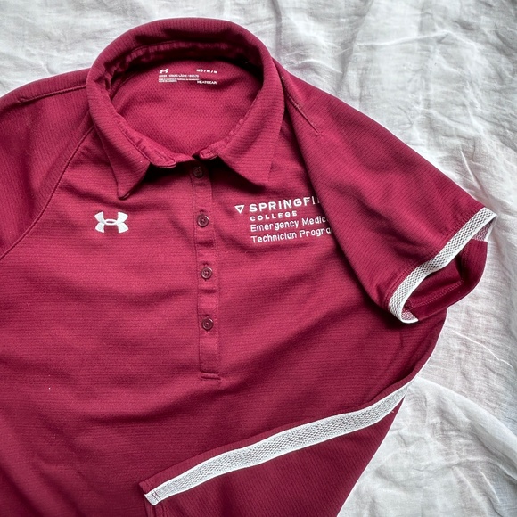 Under Armour EMT Springfield College Maroon - Picture 3 of 5